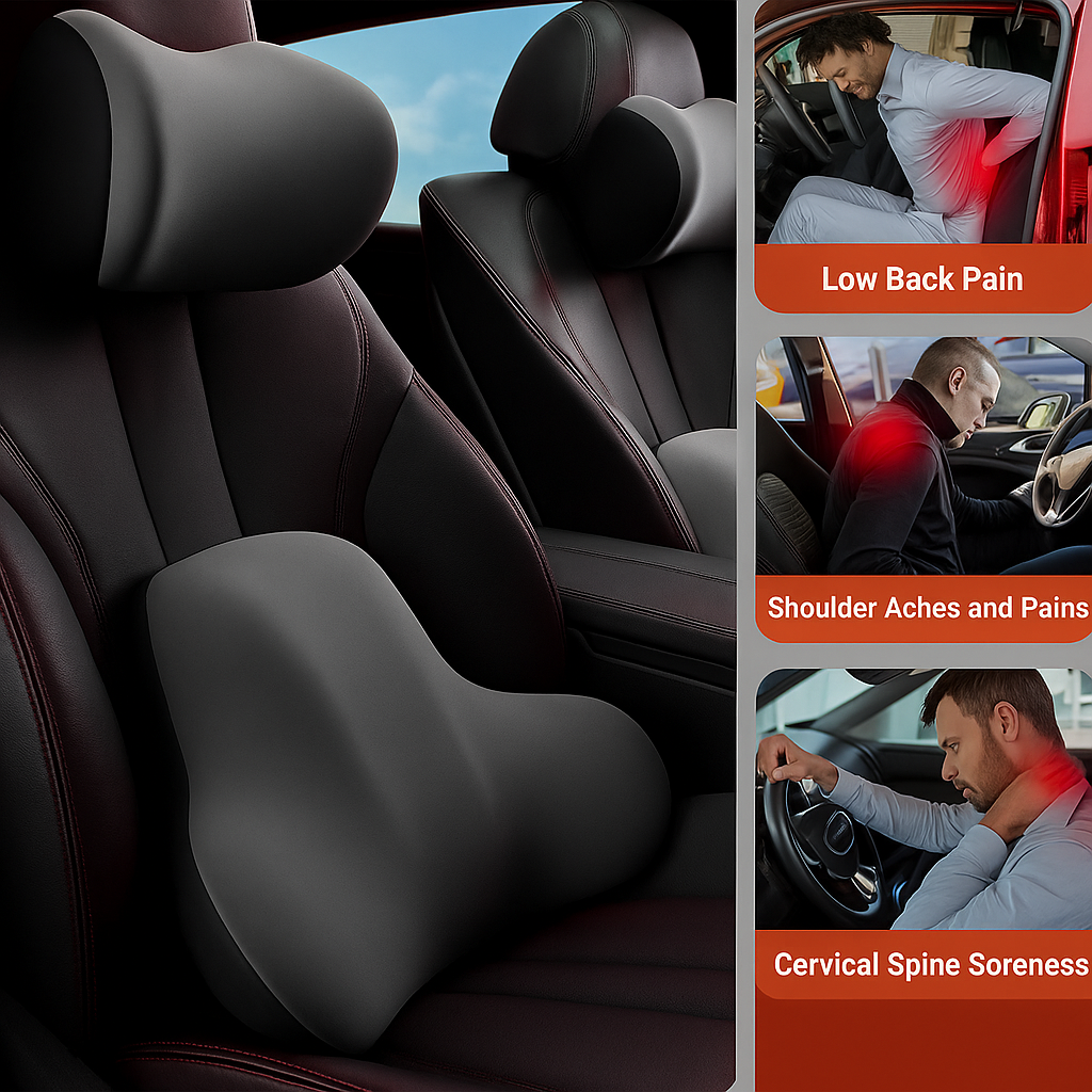 Car Neck & Back Support Pillow